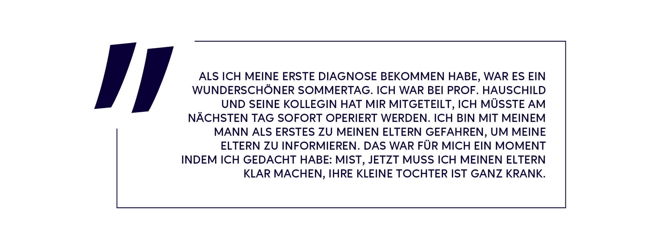 Zitat aus den Interview mit Susanne Sauerberg