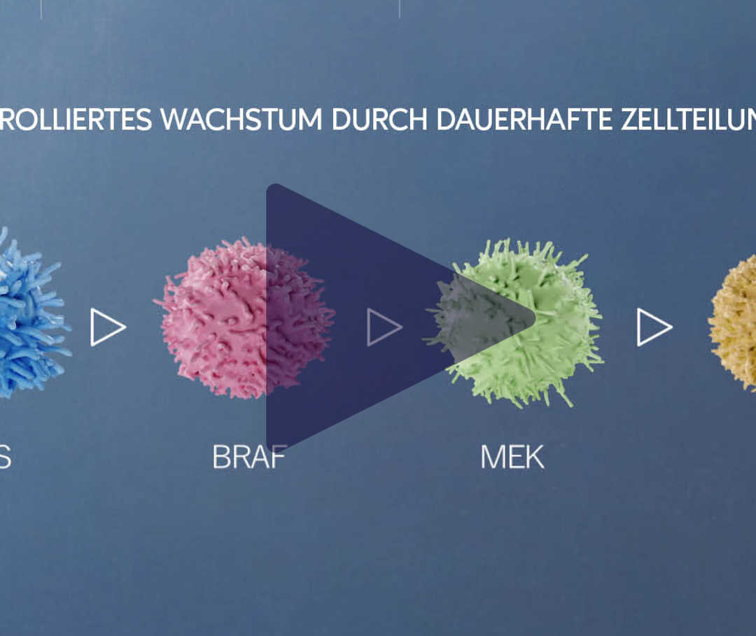 Ein Teaserbild zum Erklärvideo für BRAF